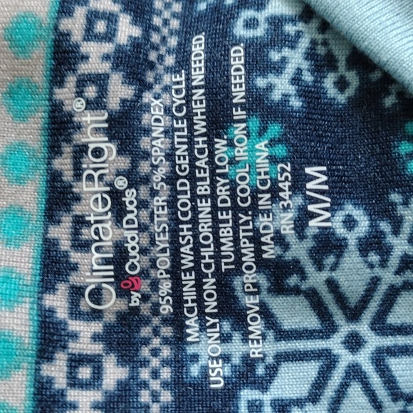 Climate right by cuddl duds pajama set - Picture 3 of 5